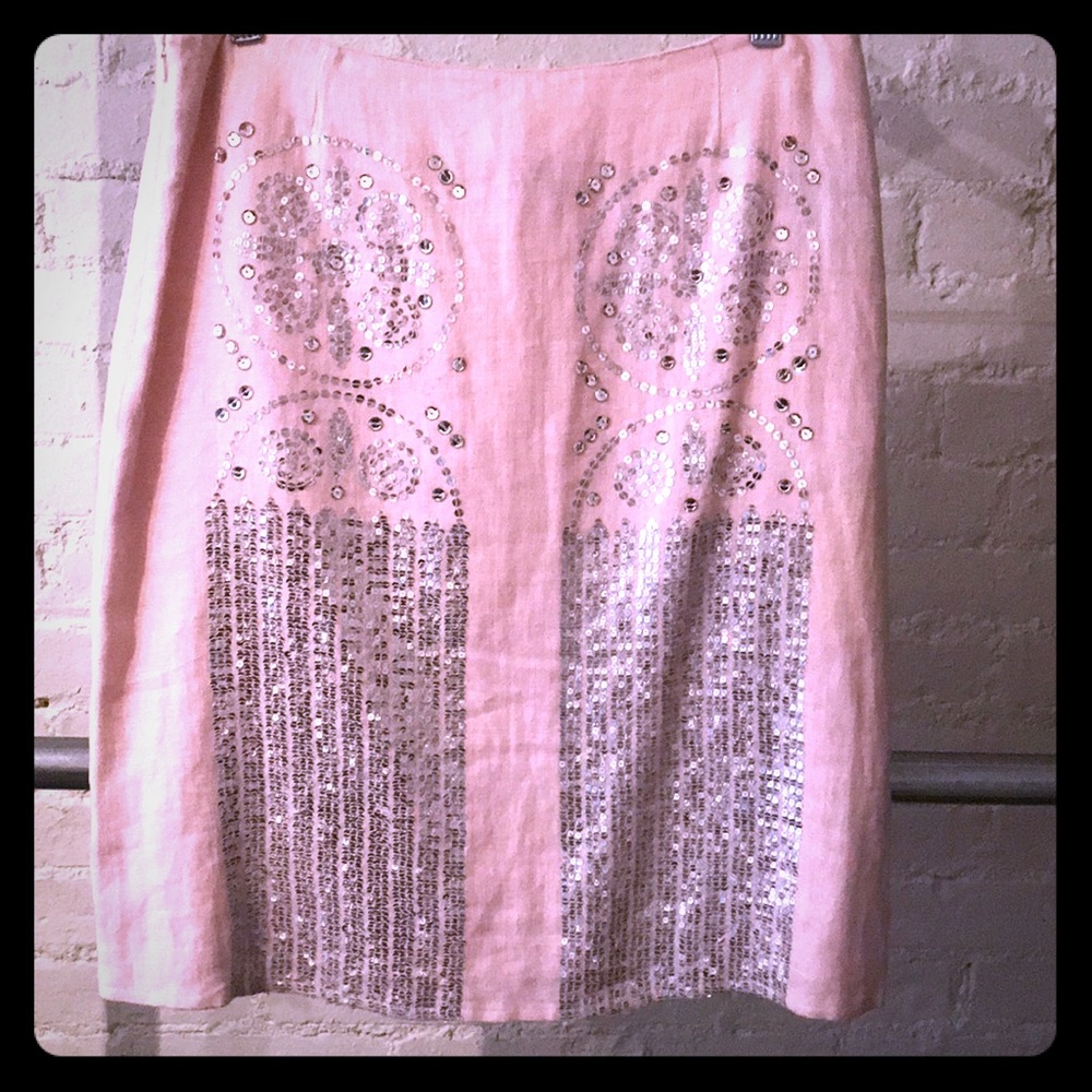 Sequin Light Pink Skirt!